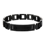 Plated Car Grille Bracelet // Matte Black