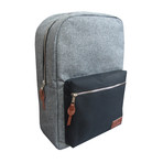 Owen Backpack // Grey + Black