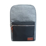 Owen Backpack // Grey + Black