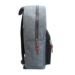 Owen Backpack // Grey + Black