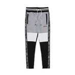 Tri-Color Track Pants // Black (S)