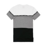 Tri-Color T-Shirt // Black (2XL)