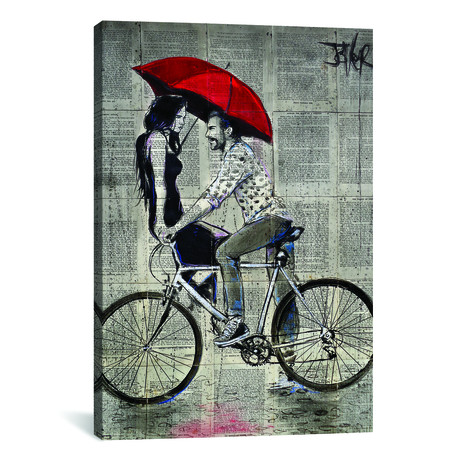 Rainy Day Love Cycle (18"W x 26"H x 0.75"D)