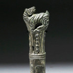 Russian Perm Animal Style Bronze Knife Handle // 10th C.