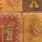 Chancay Painted Textile // 6 Panels