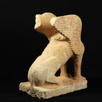 Monumental Archaic Greek Limestone Statue of a Sphinx