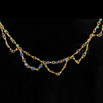 Rare Hellenistic 23K+ Gold + Glass Bead Necklace