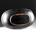 Exhibited Tlingit Wood Frog Bowl by Bean // 1919