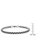 Stainless Steel Braided Chain Link Bracelet