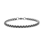 Stainless Steel Braided Chain Link Bracelet