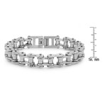 Bicycle Chain Bracelet // Silver