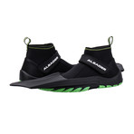 Unisex Hydro Snorkeling Fins Diving Shoes // Black + Green (US: 7)
