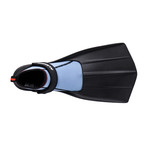 Unisex Hydro Snorkeling Fins Diving Shoes // Blue + Orange (US: 10)