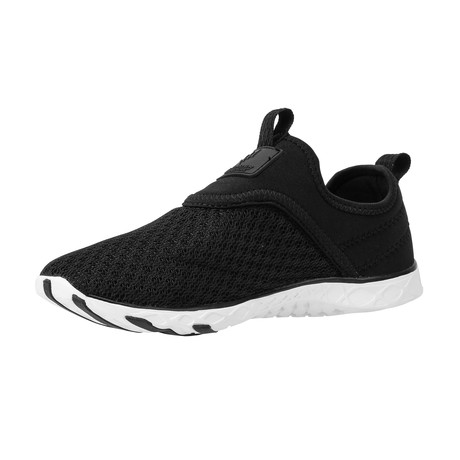 Men's XDrain Nova Water Shoes // Black + White (US: 9)