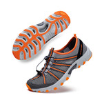 Men's Drainpro Water Shoes // Gray + Orange (US: 9.5)