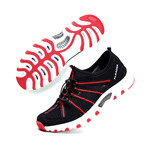 Men's Drainpro Water Shoes // Black + Red (US: 7)