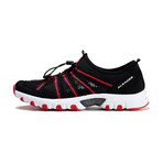 Men's Drainpro Water Shoes // Black + Red (US: 9.5)