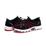 Men's Drainpro Water Shoes // Black + Red (US: 7)