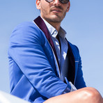 Paloma Classic Beach Blazer // Formentera Blue (44)