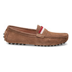 Suede Leather Slip-On Moccasin Loafers // Tan (US: 10)