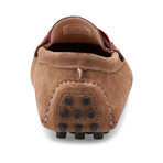 Suede Leather Slip-On Moccasin Loafers // Tan (US: 12)
