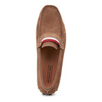 Suede Leather Slip-On Moccasin Loafers // Tan (US: 12)