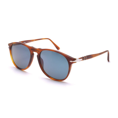 Persol // PO6649S Sunglasses // Havana + Blue