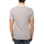 Striped T-Shirt // Brown (S)