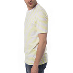 Striped T-Shirt // Lime (XS)