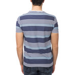 Stripes T-Shirt // Blue + Navy (S)