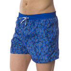 Tennis Racket Swim Trunks // Navy (52)