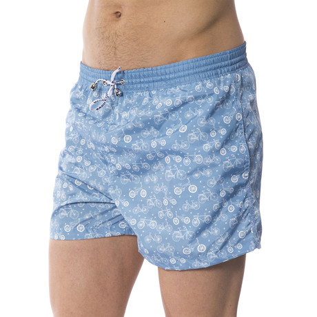 Bike Swim Trunks // Blue (48)