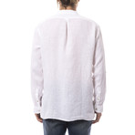 Long Sleeve Button Down Shirt // White (XL)