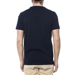 Palm Tree T-Shirt // Navy (L)