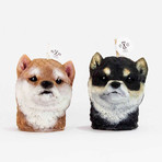 Shiba Inu Candle Set // Set Of 2