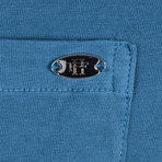 Mervyn Short Sleeve Polo Shirt // Indigo (L)