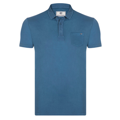 Mervyn Short Sleeve Polo Shirt // Indigo (XS)