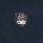 Finn SS Polo Shirt // Navy (L)