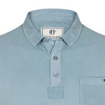 Darby Short-Sleeve Polo Shirt // Blue (XL)