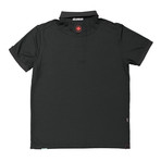 Lako Short Sleeve Polo Shirt // Black (L)