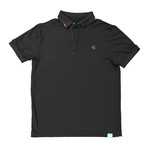 Lako Short Sleeve Polo Shirt // Black (L)