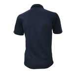 Leno Short Sleeve Polo // Navy Blue (2XL)