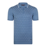 Adam SS Polo Shirt // Indigo (L)