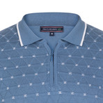 Adam SS Polo Shirt // Indigo (L)