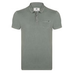 Ewan Short Sleeve Polo Shirt // Green (L)