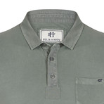 Ewan Short Sleeve Polo Shirt // Green (XS)