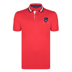 Caleb SS Polo Shirt // Red (S)