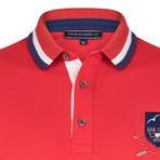Caleb SS Polo Shirt // Red (M)
