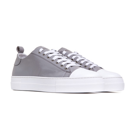 Sorrento Low Leather Shoes // Grey (Euro: 43)