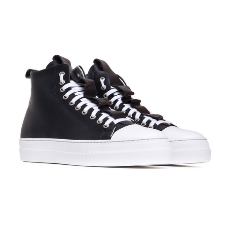 Sorrento High Leather Shoes // Blue (Euro: 37)